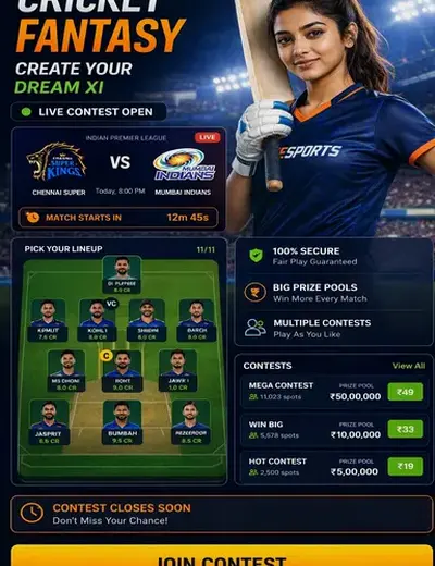 Madhur (madhur) fantasy cricket & matchday visual 3